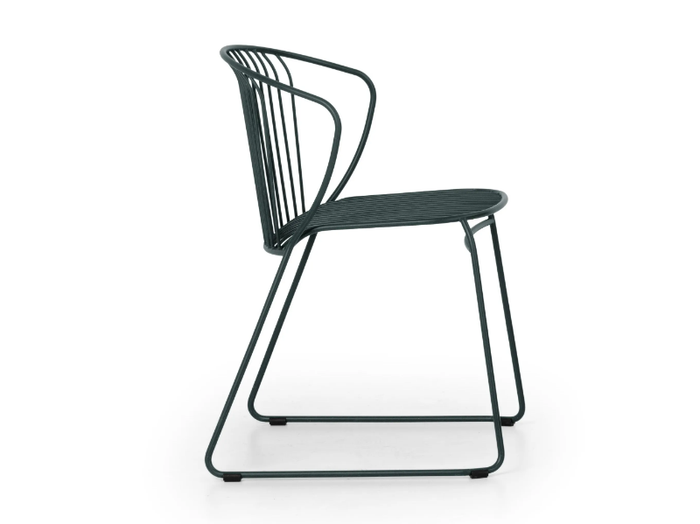 NOT OUT - Sled base metal garden chair _ True Design